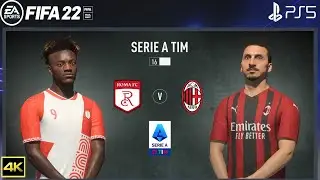 FIFA 22 | Milan Vs Roma | Serie A 2021/22 | PS5 4K Gameplay