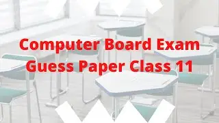 Computer Guess Paper Class 11 #computerclass11paper #guesspaperfsc