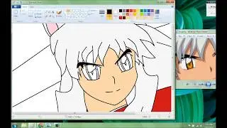 INUYASHA in MS PAINT USING MOUSE