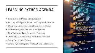Python for Class 7th CBSE
