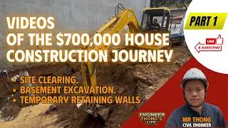 Building a $700,000 House – Part 1  From Foundation to Form! #engineerthong #construction
