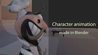 3D Character Animation made in Blender
