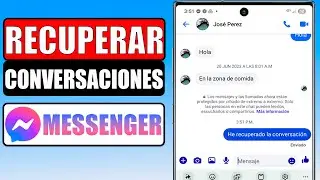 🏅Como recuperar conversaciones borradas de messenger desde el celular 2023