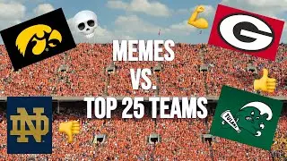 Memes For NCAA Football Preseason Top 25 Teams