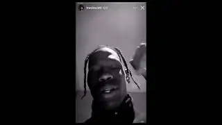Travis Scott’s apology in autotune but with adlibs and a beat