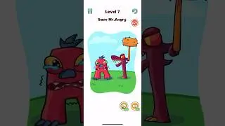 Save Mr.Angry 🅰 🅱 Alphabet DOP: Delete Puzzle - Gameplay Walkthrough |Part 7|