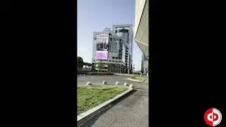 Реклама на медиафасаде на улице Тестовская, дом 10, МОСКВА-СИТИ, БЦ «СЕВЕРНАЯ БАШНЯ»