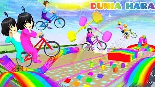 Wah Yuta Mio Naik Kendaraan Terbang Ikut Lintasan Terbang Sulit Berhadiah 😱 Sakura School Simulator