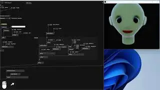【vvvv gamma】作業配信 #008  - SDF使って顔を作ってみる