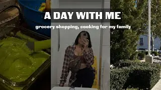 Spend the day with me + cook with me, grocery shopping | Sarahy Delarosa