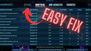 Not able to join official servers on Ark Survival Ascended FIX!!