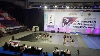 ECU European Championship 2019 - Senior Jazz Team  Team Flames