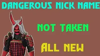 New Dangerous Nick Name  Free Fire.  All New  Name  😍😍😍.