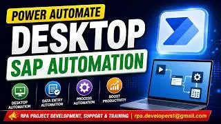 SAP Automation with Power Automate Desktop | Power Automate SAP Tutorial |Step-by-Step Tutorial 2025