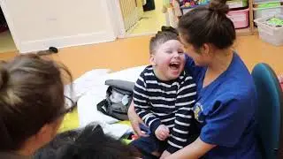 Animal Therapy visit from "Kick On Together'