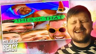 SIDEMEN  UZ DUBSTEP! | Sidemen - This or That (Sulīgais React)