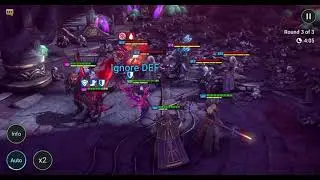 Doom Tower Floor 118 Hard Mode - Archmage Hellmut, Scyl & Khoronar Stunlock Trio