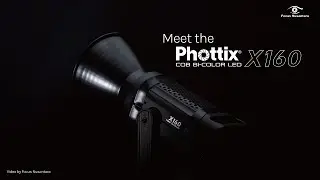 Meet the Phottix new X160 COB Bi-Color LED light