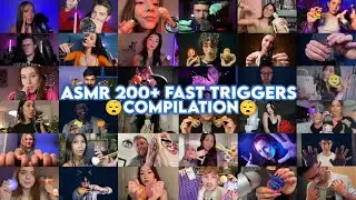 ASMR 40 Asmrtists In 20 Minutes  | 200 + Fast & Aggressive Triggers