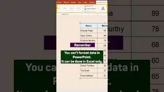 Link excel table in powerpoint 