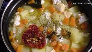 Брюшки семги с картофелем