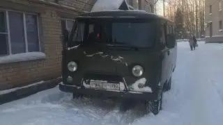 Полетел задний мост на УАЗике Буханка