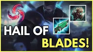 HEXTECH GUNBLADE SHEN WITH HAIL OF BLADES!! - League of Legends