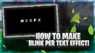 🌴How To Make Blink Per Text Effect On Alight Motion! - Alight Motion Tutorial🔥