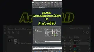 AutoCAD MEP | How to Create Layer in AutoCAD | 
