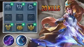 20 KILLS!! MIYA EMBLEM AND BUILD | Miya Best Build ~ Mobile Legends