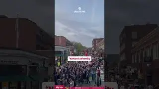 Harvard's pro-Palestine students march after facing suspension. | Eman Now