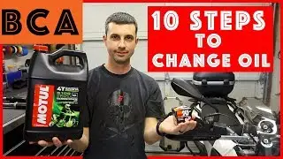 10 Steps to Change Motorcycle Oil on BMW G 650 GS