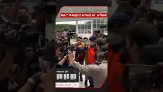 kedatangan marq Marquez di tes pra musim MotoGP 2021 #shorts #youtubeshorts