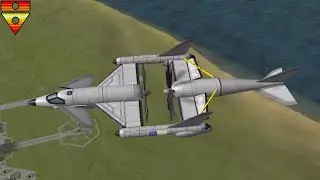 KSP | A flight in a somewhat odd propeller-driven aircraft