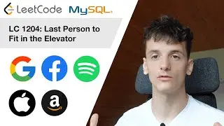 LeetCode 1204: Last Person to Fit in the Elevator/Bus [SQL]