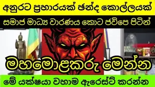 මහා ඡන්ද කොල්ලයක සූදානමක්. අනුරට ප්‍රහාරයක් කොට එය ජවිපෙ පිට පටවන්න යයි