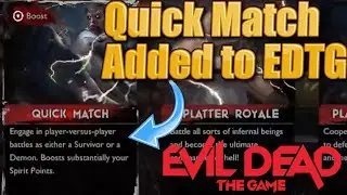 Evil Dead Update drops Quick Play & Shows Signs of Life | Evil Dead: the Game #evildead