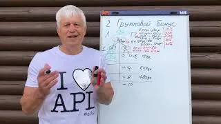 Групповой бонус. Маркетинг план компании APL Показываем главное.