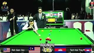 SeaGame 2023 Snooker 6'Red Thay Tech Hok (Cambodia) VS Moh Keen Hoo (Malaysia)(Round 2)