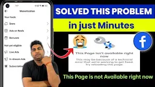 Sorry Something Went Wrong on Facebook | FB Tools | this page is not available right now Facebook
