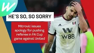Mitrovic issues apology for pushing referee in FA Cup game | FA Cup 2022/23