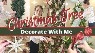 HOW TO DECORATE YOUR TREE LIKE A PRO | CHRISTMAS TREE DECORATE WITH ME