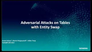 Adversarial Attacks on Tables with Entity Swap