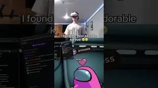 The Most Adorable Among Us VR Player Ever