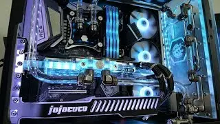 Project Aqua Crystal feat. Bitspower Touchaqua Sedna water dist block and Lian Li 011 Dynamic