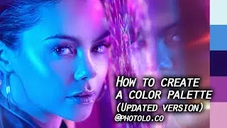 How to Add a COLOR PALETTE in Photoshop - UPDATED