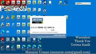 BISMILLAH : AUTO DRAWING WITH DRAFT OF AVEVA PDMS