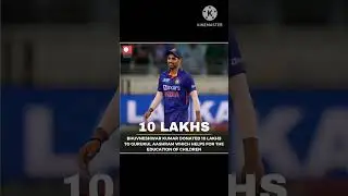 Bhuvneshwar kumar with a big heart #shorts