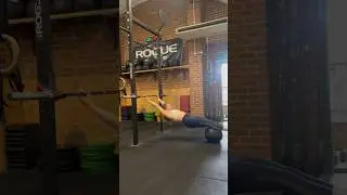 Hollow body medball slides (bar muscle up drill)