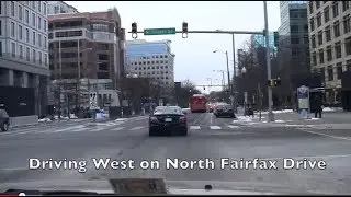 Parking at the Arlington Store Driving West on North Fairfax Drive